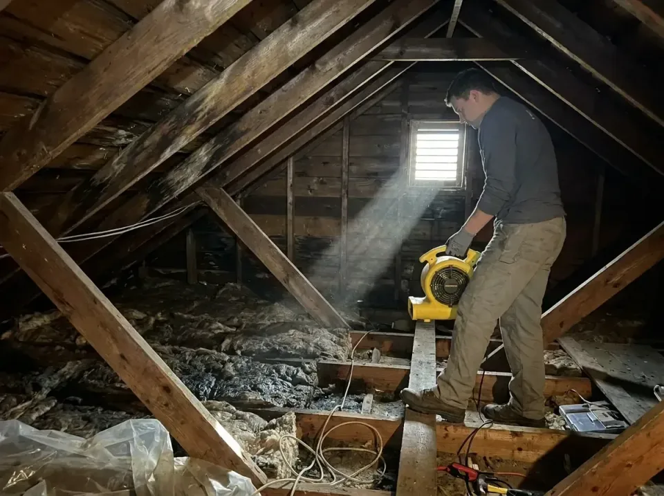 attic-water-damage-drying-proc-007 — frequently asked questions, Emergency Water Extraction & 24/7 Flood Response in Thomast…